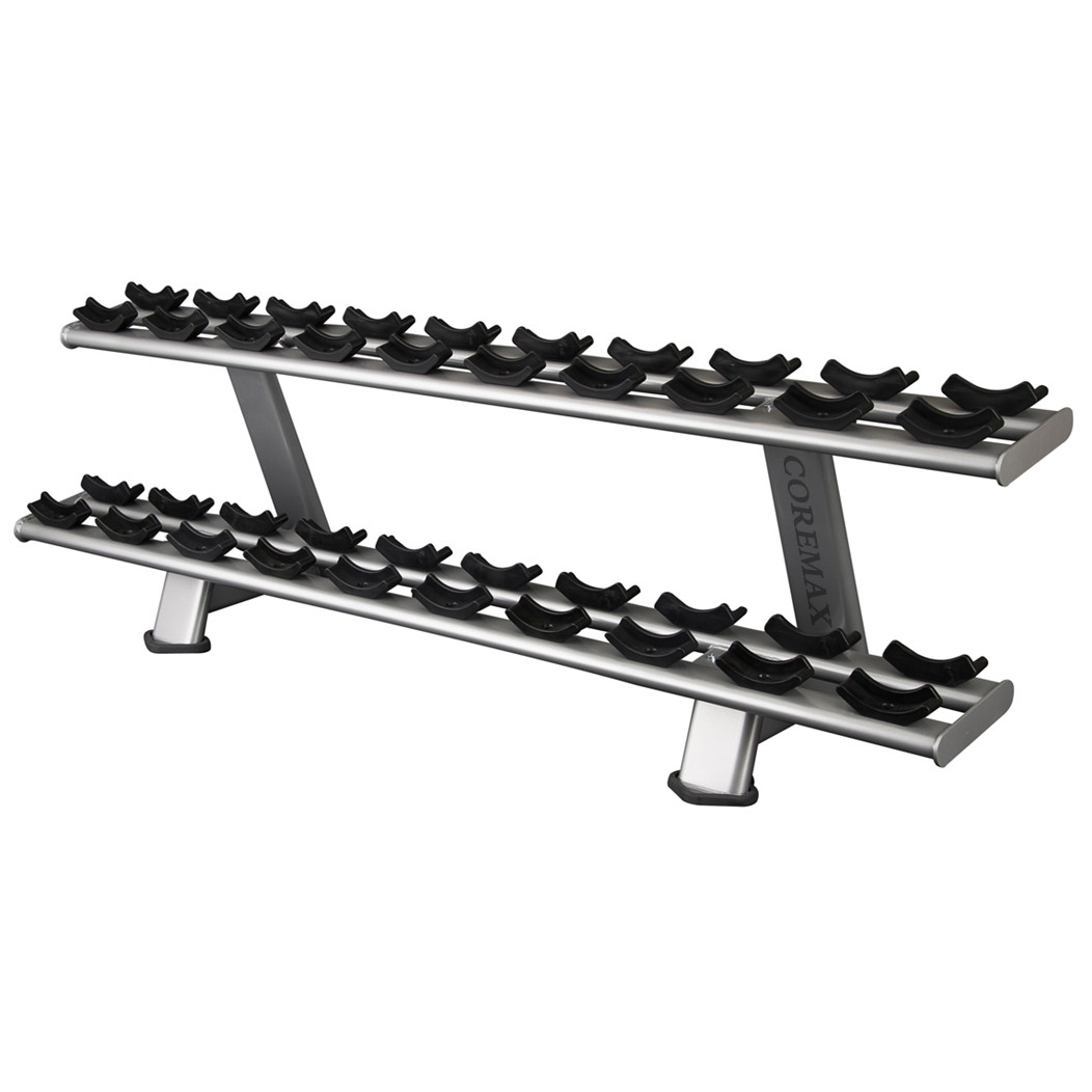 CM-339 Double Layer 10 Pairs Dumbbell Rack