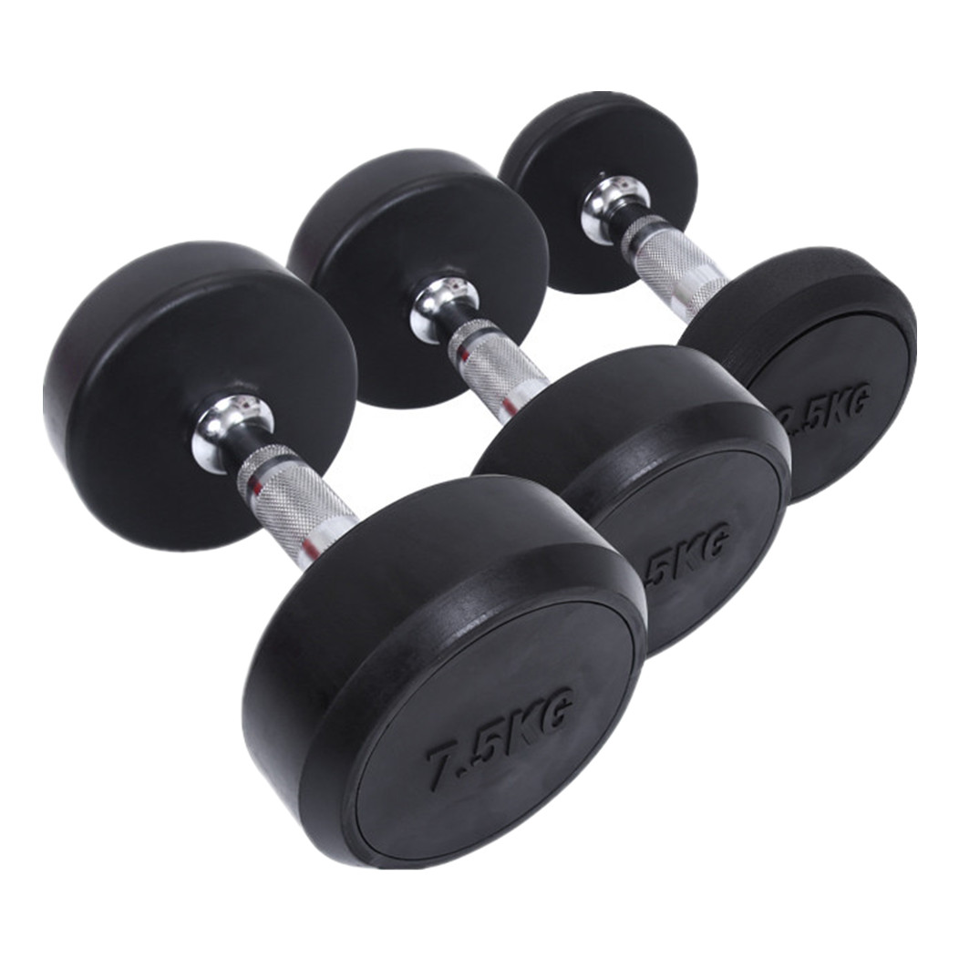 CM-825 Profession Fixed Rubber  Dumbbell